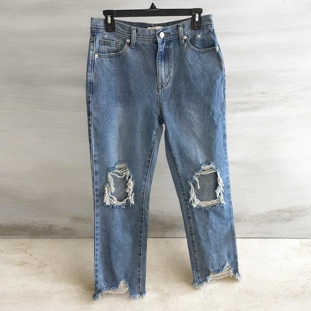 NWT M 28 Women’s Cropped Ripped Jeans idem ditto